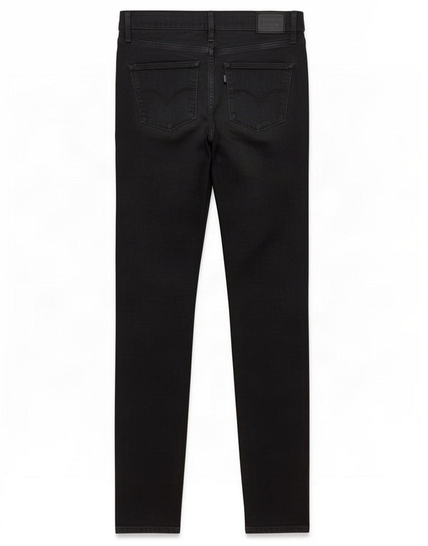 Levi's Mujer 312 Shaping Slim Jeans W26 L32 Algodón Negro