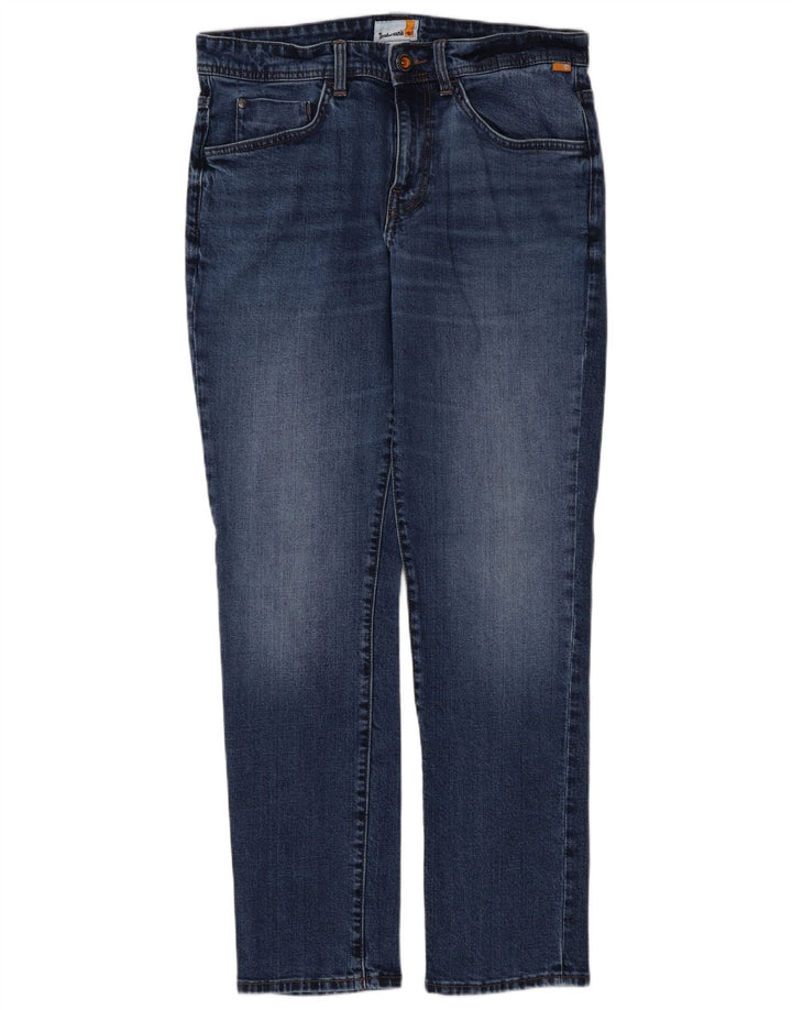 Timberland Vaqueros ajustados para hombre W32 L32 Algodón azul