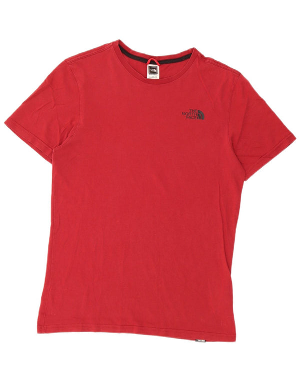 The North Face Camiseta gráfica para hombre Top Small Red Cotton
