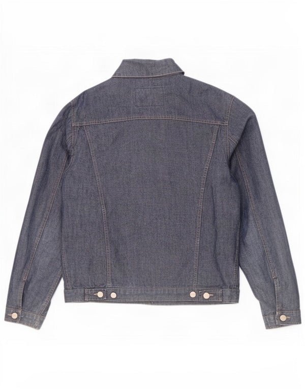 Trussardi Jeans Chaqueta Vaquera Hombre UK 40 Large Algodón Azul