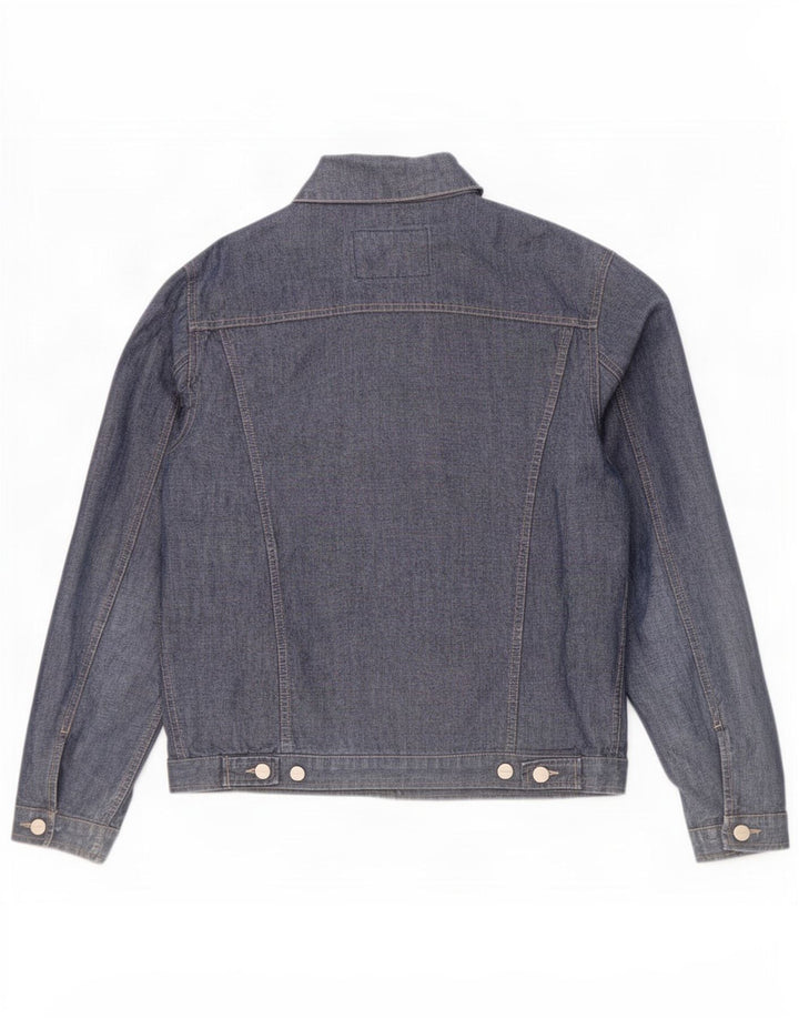 Trussardi Jeans Chaqueta Vaquera Hombre UK 40 Large Algodón Azul