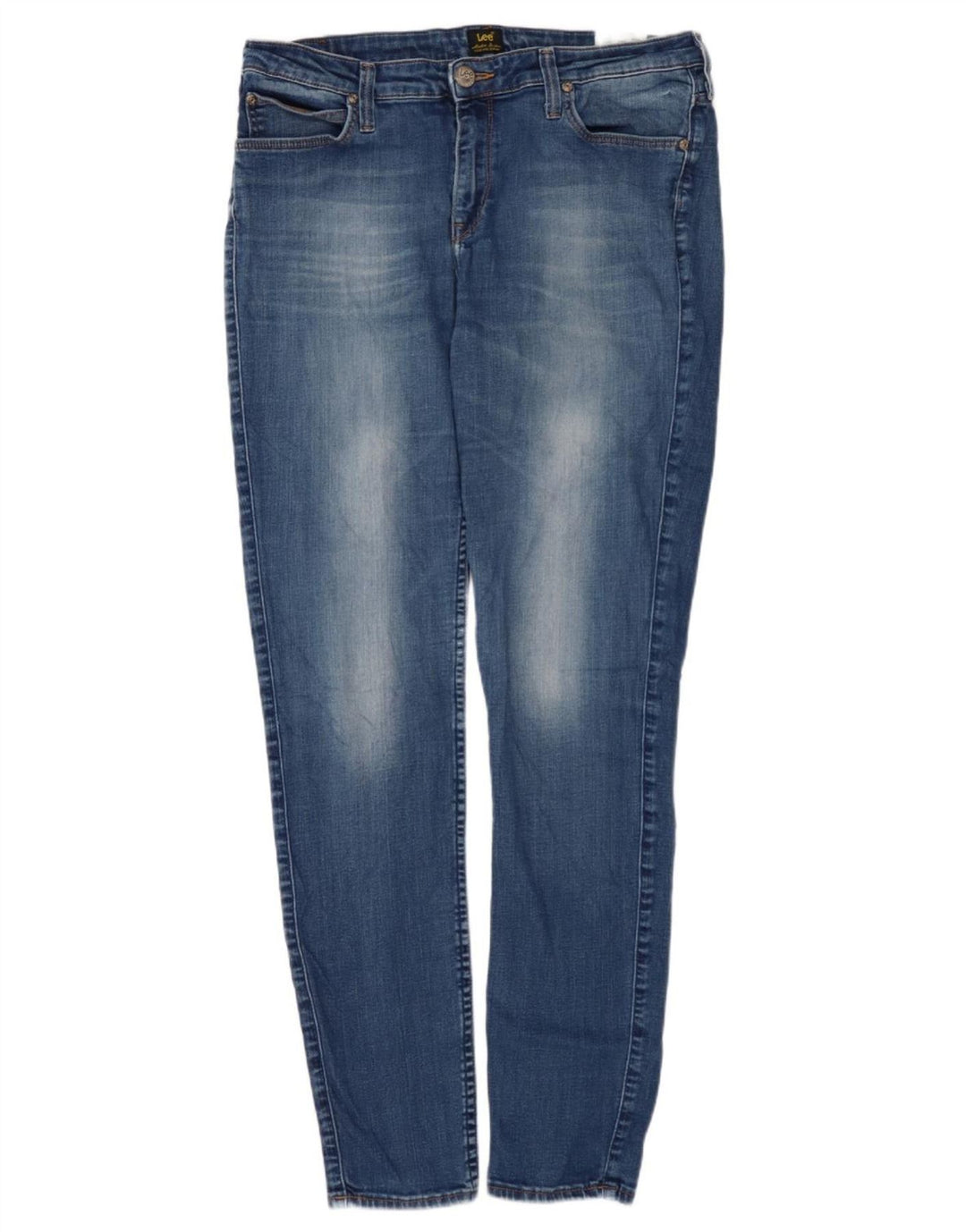 LEE Mujer Scarlett Skinny Jeans W33 L30 Algodón Azul