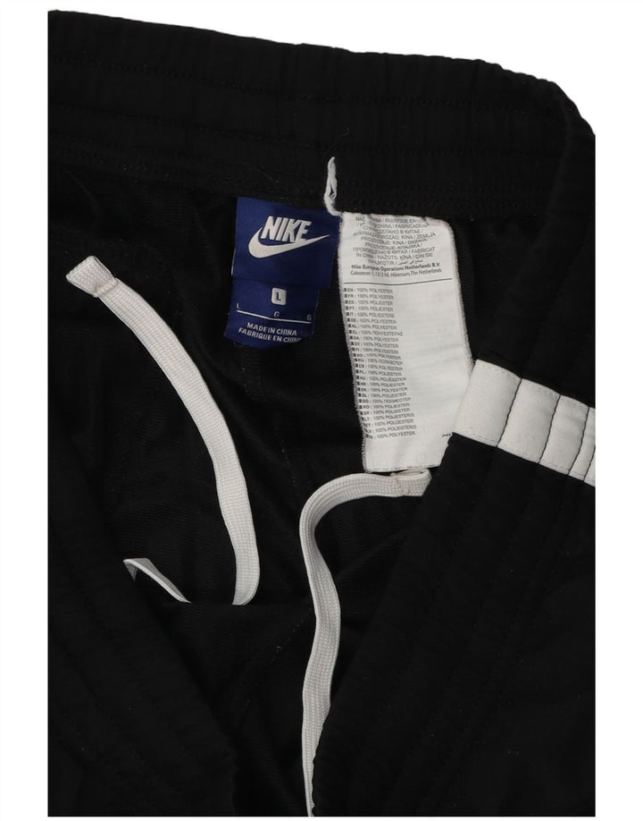 Nike - Pantalón de chándal para hombre (talla grande), color negro, poliéster