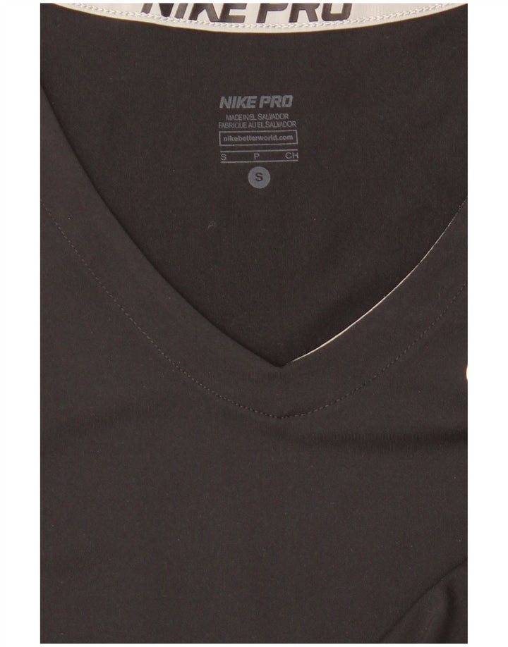 Nike - Camiseta Dri Fit para mujer, talla 8, color negro