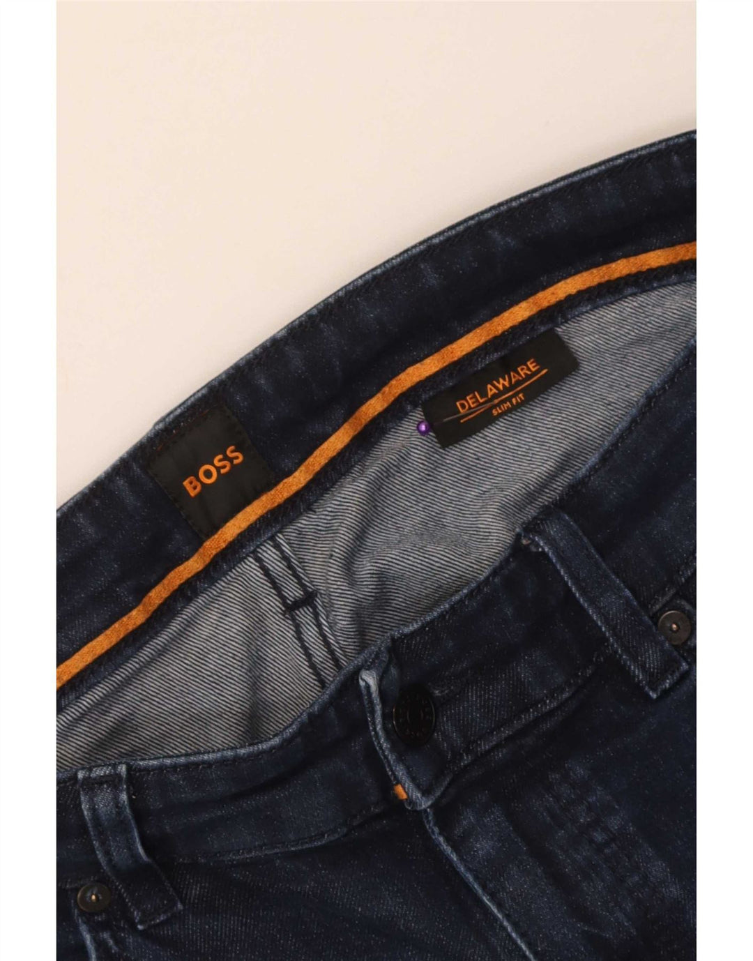 Vaqueros Hugo Boss Delaware Slim para hombre W34 L31 Azul marino