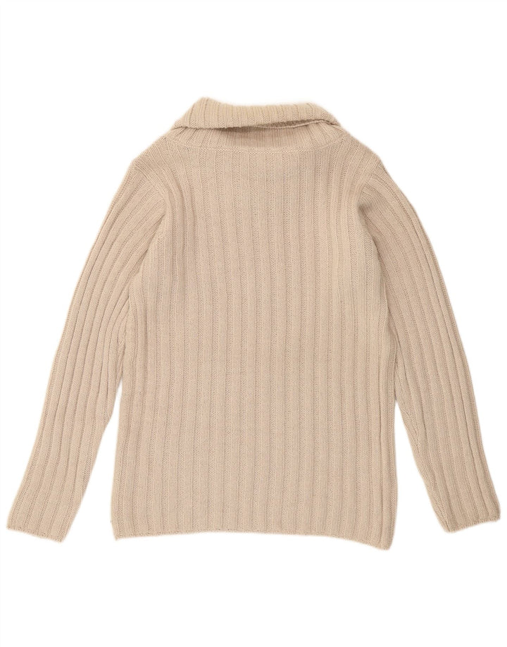 Massimo Rebecchi Suéter Alpha con cuello vuelto para mujer IT 44 Medium Beige