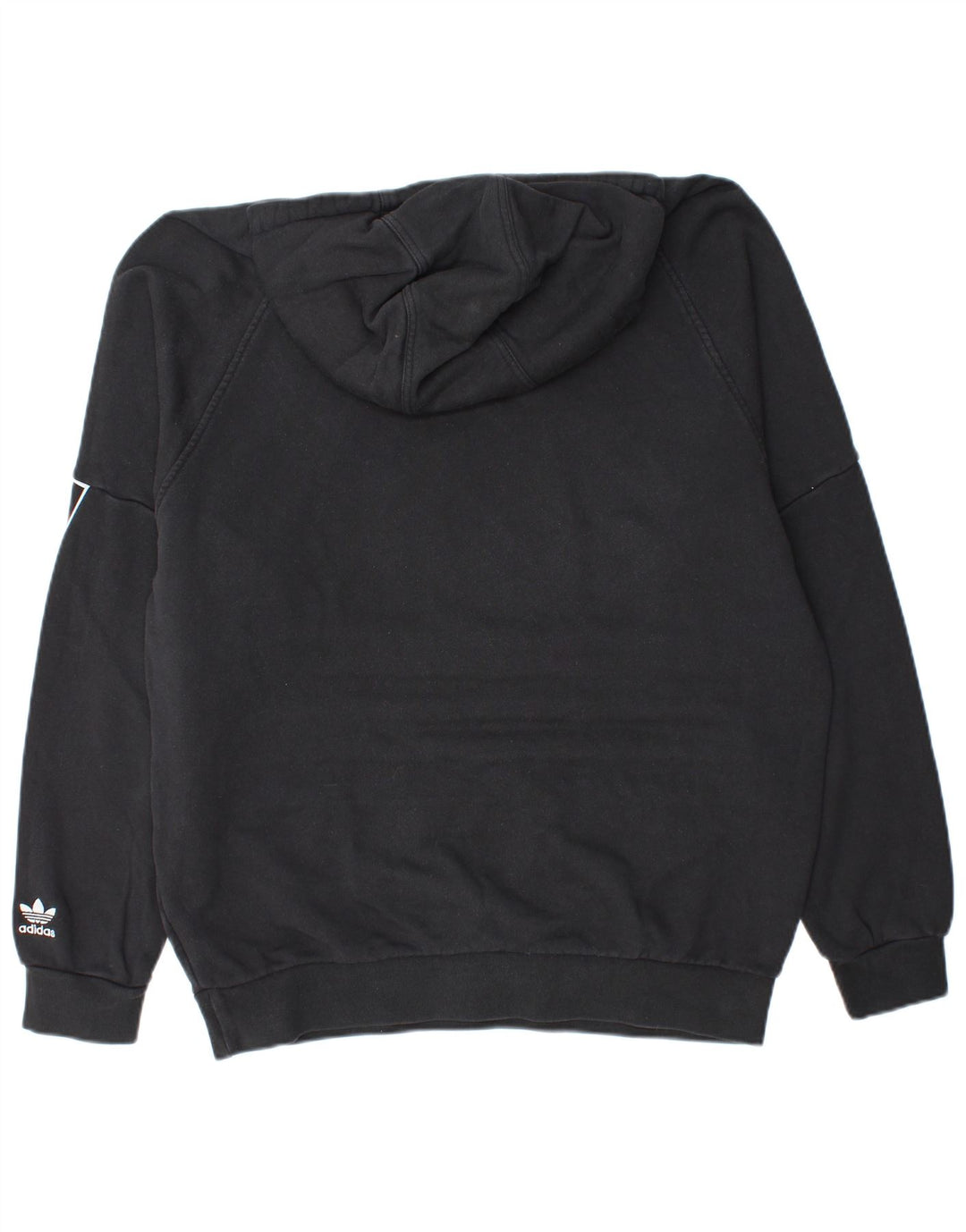 ADIDAS Hombre Graphic Sudadera con capucha Jumper Grande Algodón Negro