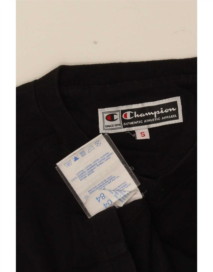 Champion Camiseta Hombre Top Small Algodón Negro