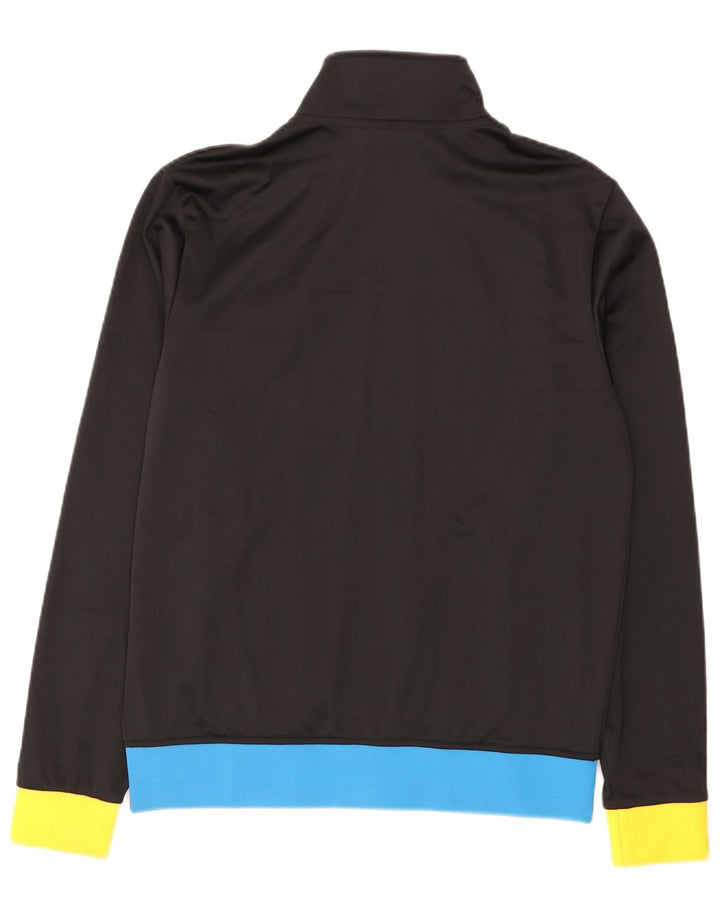 Fila Mens Graphic Chándal Top Chaqueta Mediana Negro Colorblock Poliéster