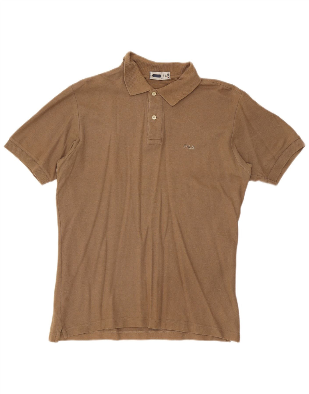 Fila Polo Hombre Pequeño Algodón Beige