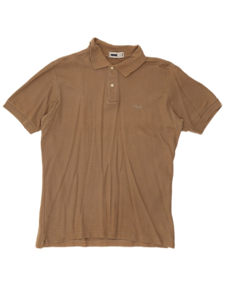 Fila Polo Hombre Pequeño Algodón Beige