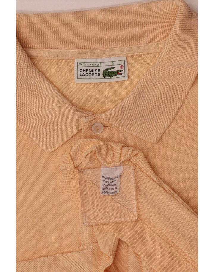 Polo Lacoste para hombre talla 5 grande algodón rosa