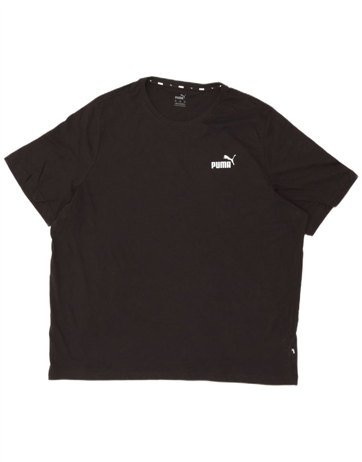 PUMA Camiseta para hombre Top 3XL Algodón negro