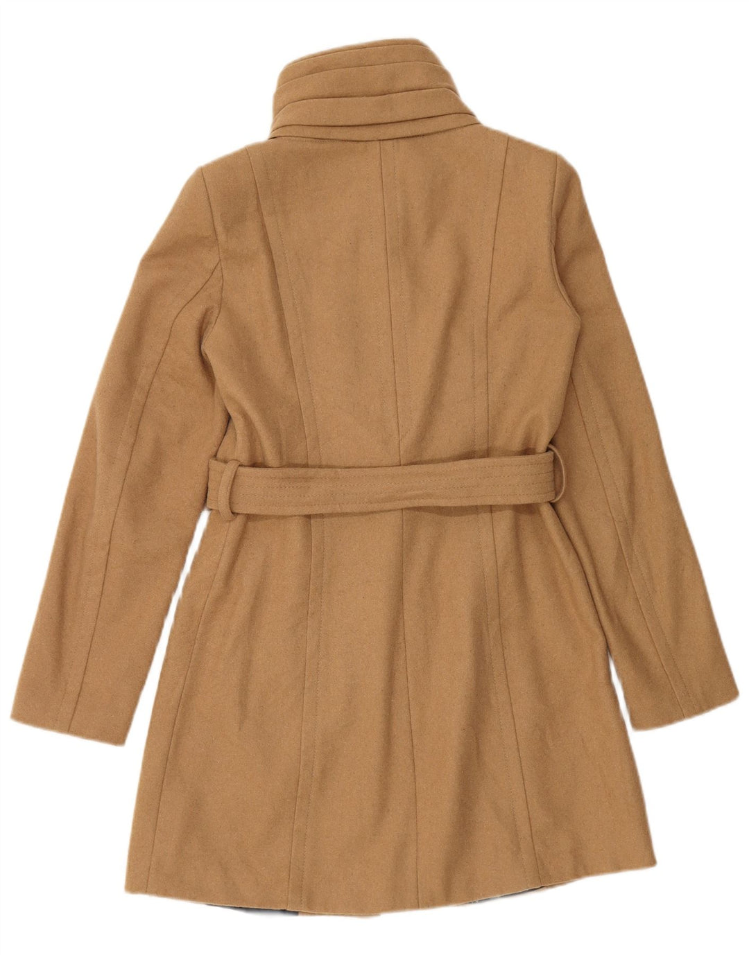 Zara Mujer Abrigo Reino Unido 10 Pequeño Beige