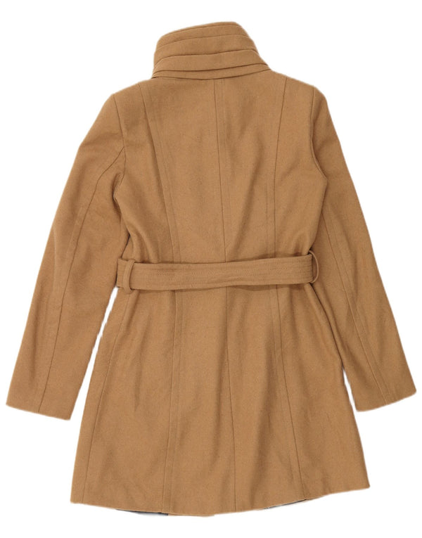 Zara Mujer Abrigo Reino Unido 10 Pequeño Beige