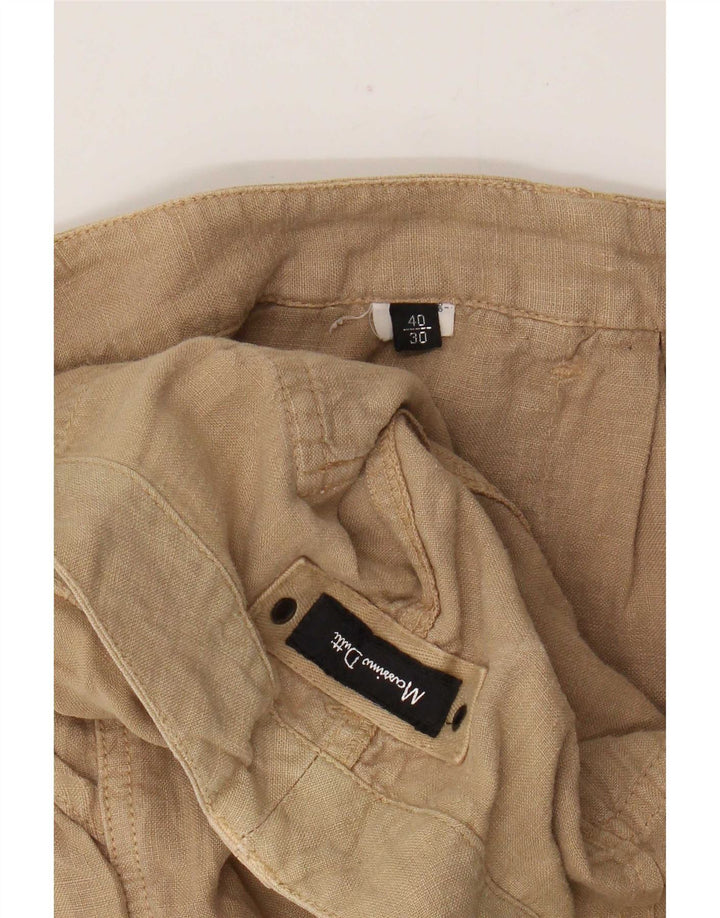 Minifalda Massimo Dutti Mujer Mediana W30 Beige