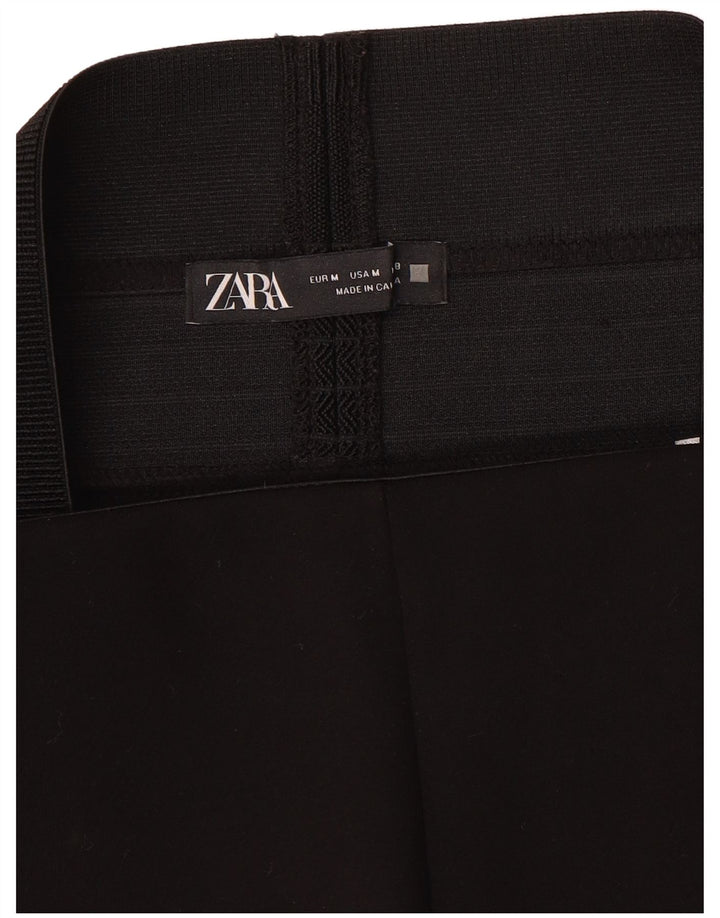Zara Leggings De Cintura Alta Para Mujer UK 42 Mediano Negro