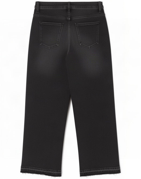 Zara Jeans rectos para mujer EU 40 Medium W30 L27 Negro Algodón