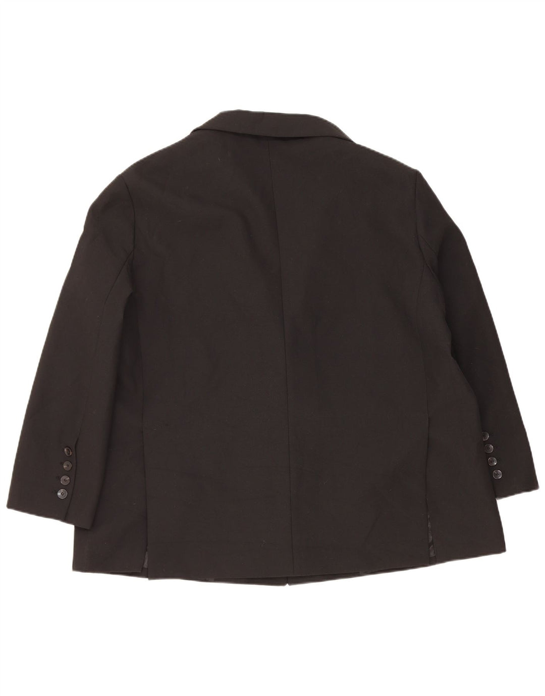 Zara Chaqueta tipo blazer extragrande con 2 botones para mujer UK 6 XS Poliéster negro