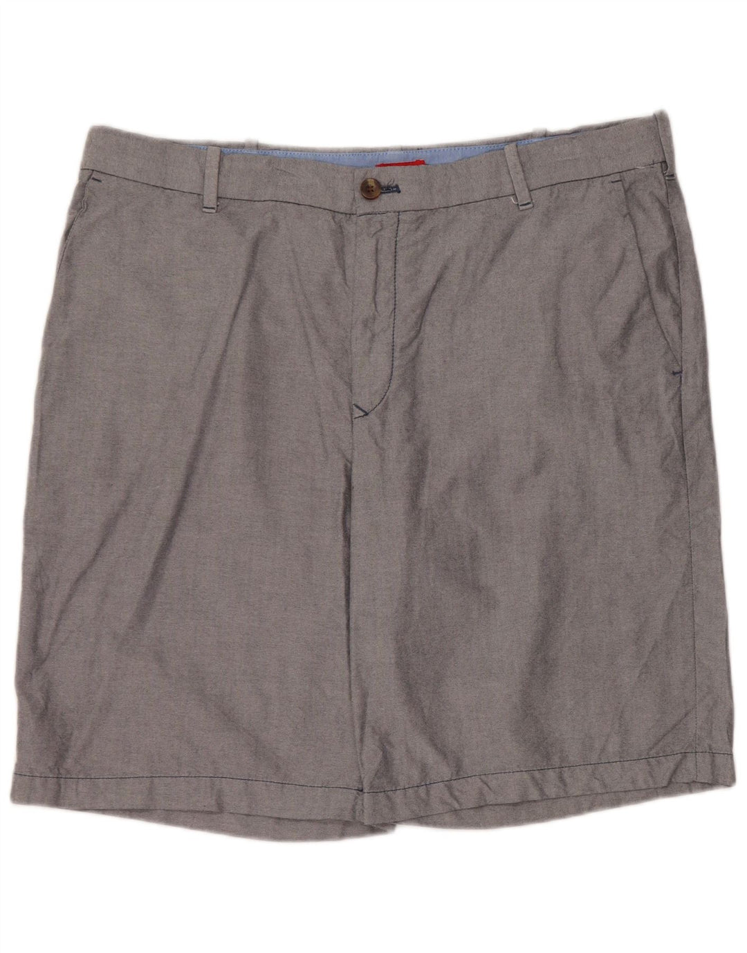 Izod Pantalones cortos chinos para hombre W38 XL Algodón gris