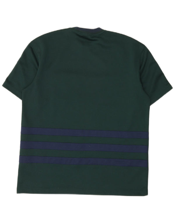 Adidas Hombre Camiseta Top Verde Medio Poliéster