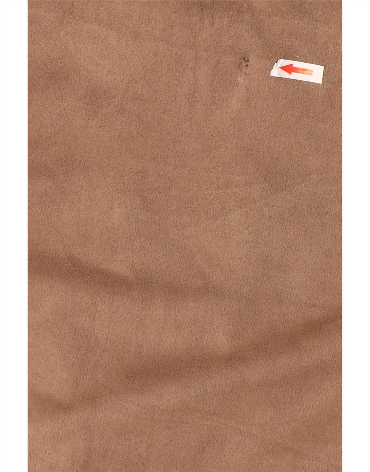 ZARA Hombre Cazadora Bomber De Ante UK 38 Marrón Medio