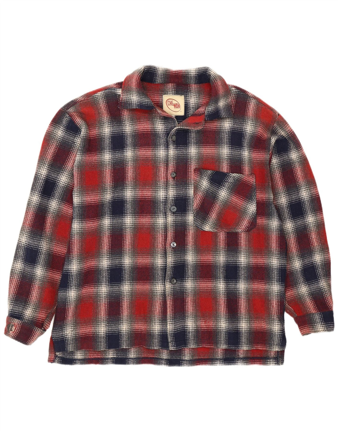Chewan Camisa Sobrecamisa De Cuadros Para Hombre XL Red Check