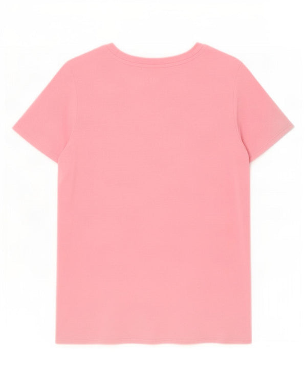 Gap Camiseta para mujer Top UK 10 Small Pink Rayon