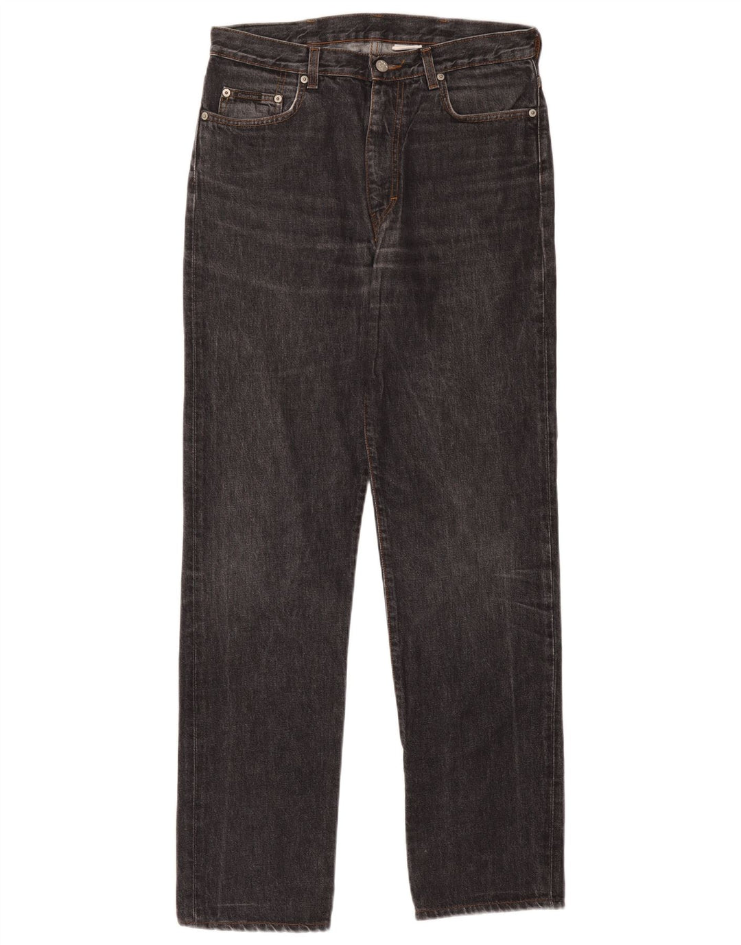 Calvin Klein Jeans rectos para hombre W32 L31 Algodón negro