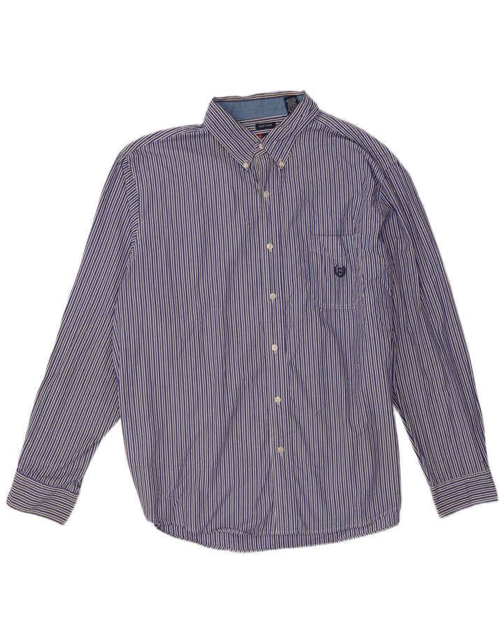 Chaps Camisa para hombre 2XL Algodón a rayas azules