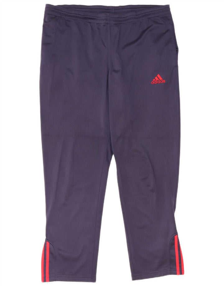 Adidas Pantalones de Chándal para Hombre UK 40/42 Medium Azul Marino Poliéster
