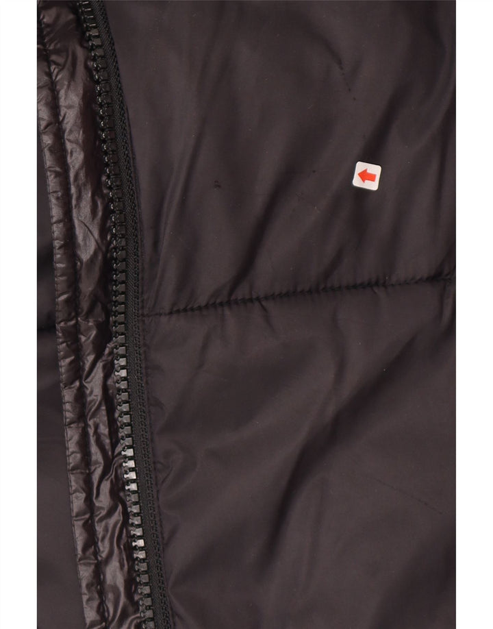 Fila Chaqueta acolchada holgada para hombre UK 36 Small Black Nylon