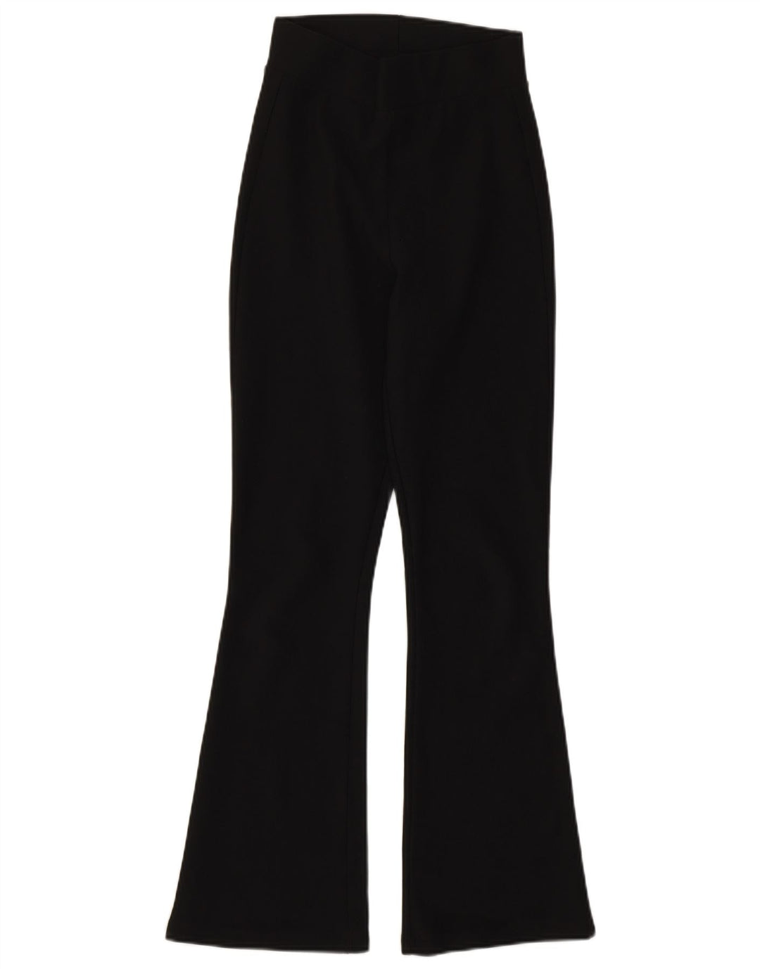 Zara Mujer Leggings Acampanados Reino Unido 4 XS Negro
