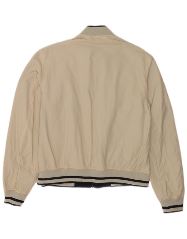 Chaqueta bomber reversible para hombre Gas UK 40 Large Beige Colorblock Algodón