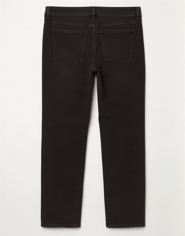Marks & Spencer Vaqueros rectos The Sienna para mujer UK 20 2XL W40 L27 Negro