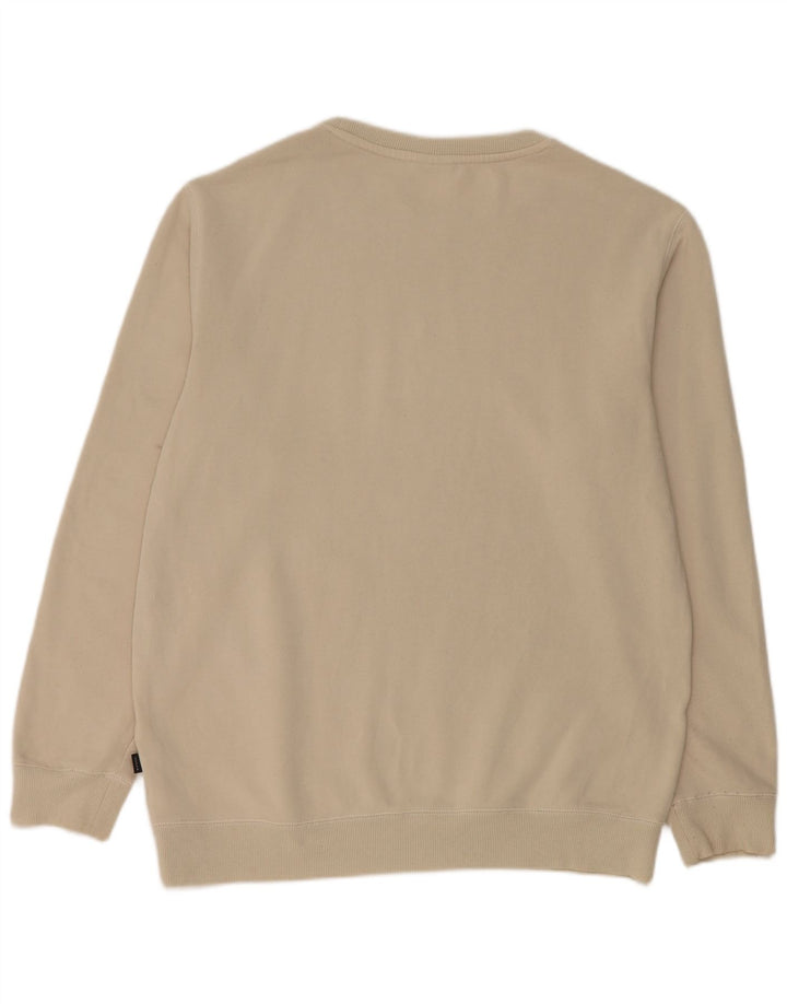 Rip Curl Hombre Sudadera Jumper Grande Algodón Beige