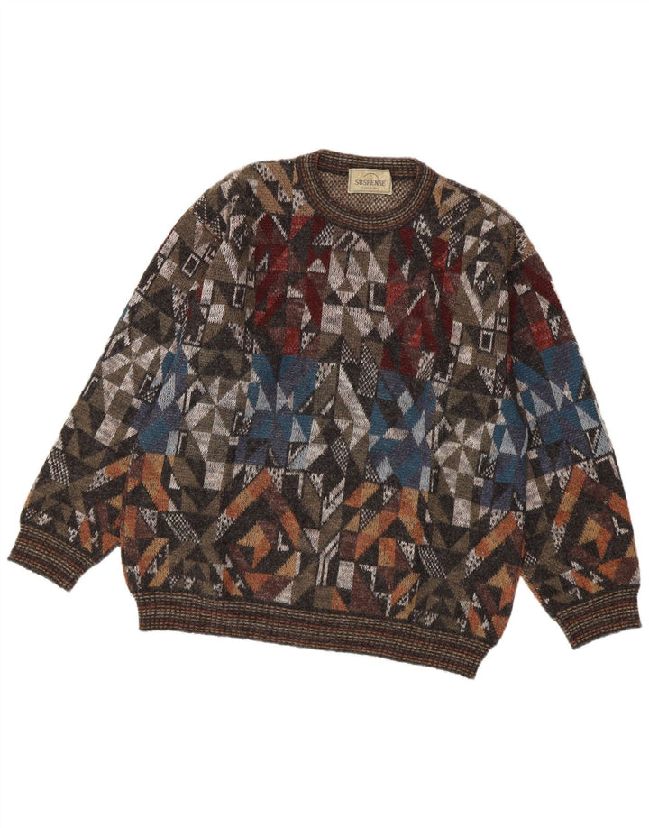 Suspense Jersey De Cuello Redondo Para Hombre IT 48 Medium Multicolor Geométrico