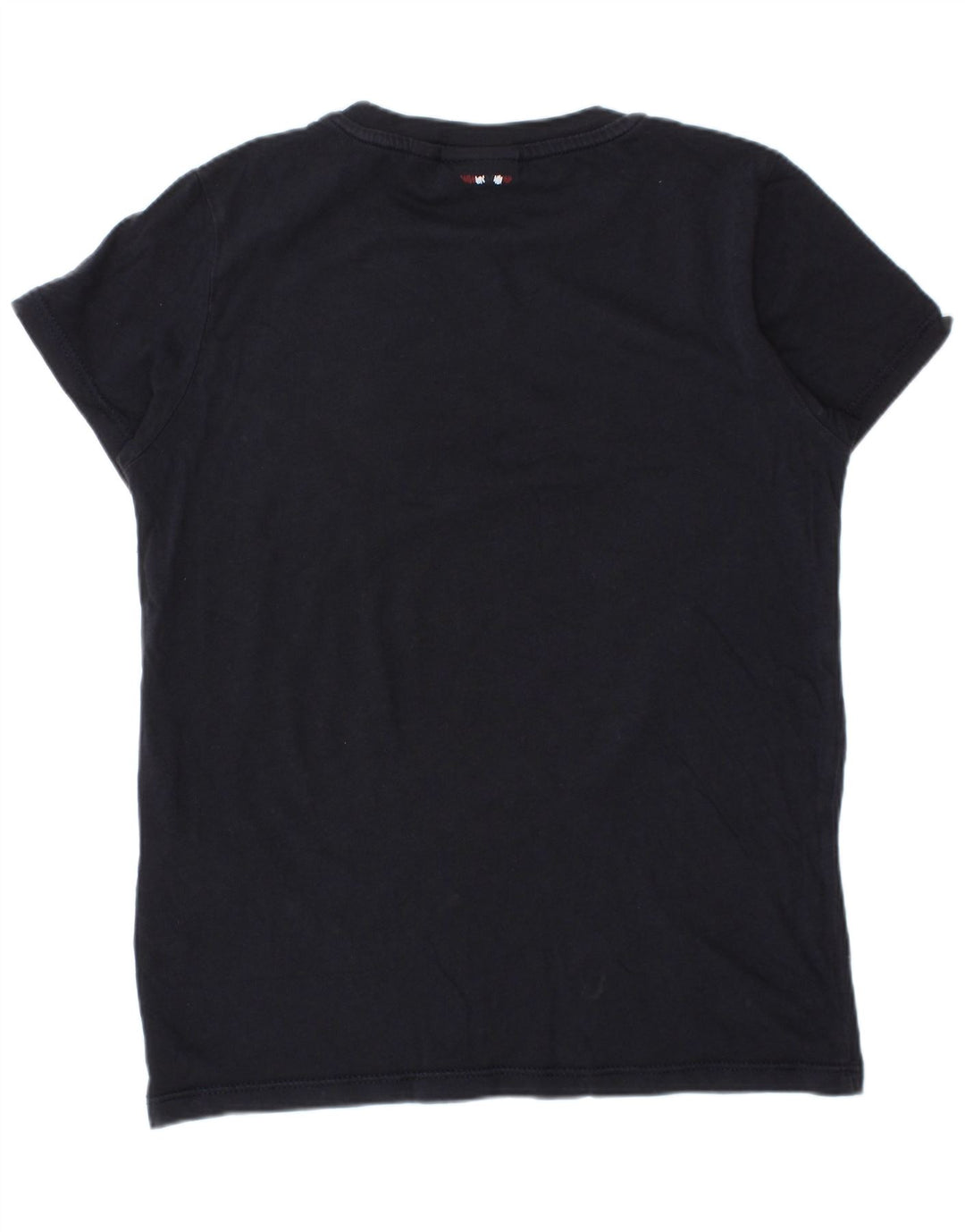 NAPAPIJRI Camiseta con gráfico geográfico para niños 7-8 años Algodón azul marino