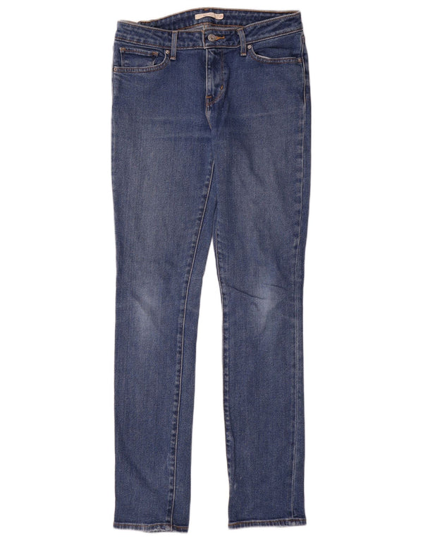 Levi's Mujer 712 Slim Jeans W29 L32 Algodón Azul