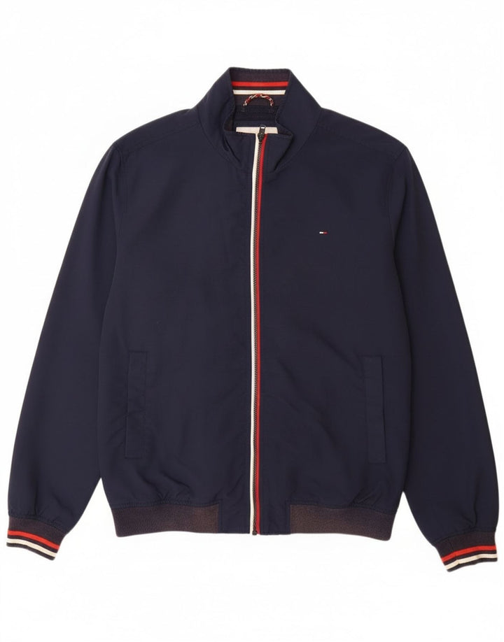 Tommy Hilfiger Chaqueta Bomber para Hombre UK 44 2XL Poliamida Azul Marino