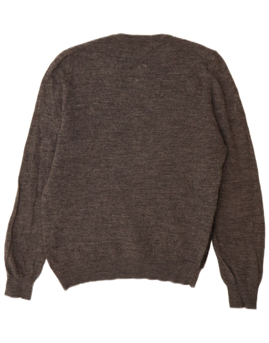 Zara Hombre Jersey Con Cuello Redondo Acrílico Color Block Gris Medio