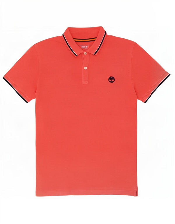 Timberland Polo Slim Fit para hombre de algodón rosa medio