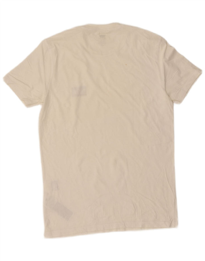 Levi's Hombre Camiseta Slim Top Medium Blanco Algodón