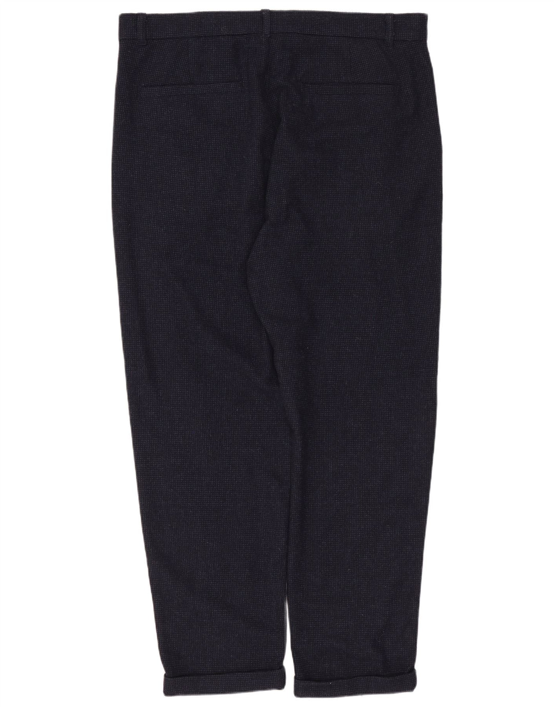 JACK WILLS Pantalón chino con pinzas para hombre W36 L27 Lana azul marino