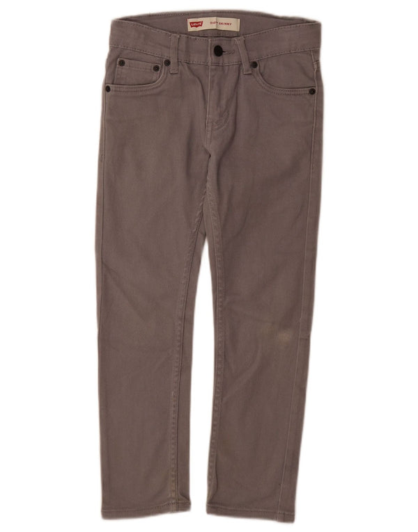 Levi's Vaqueros pitillo 510 para niños 7-8 años W24 L22 Gris