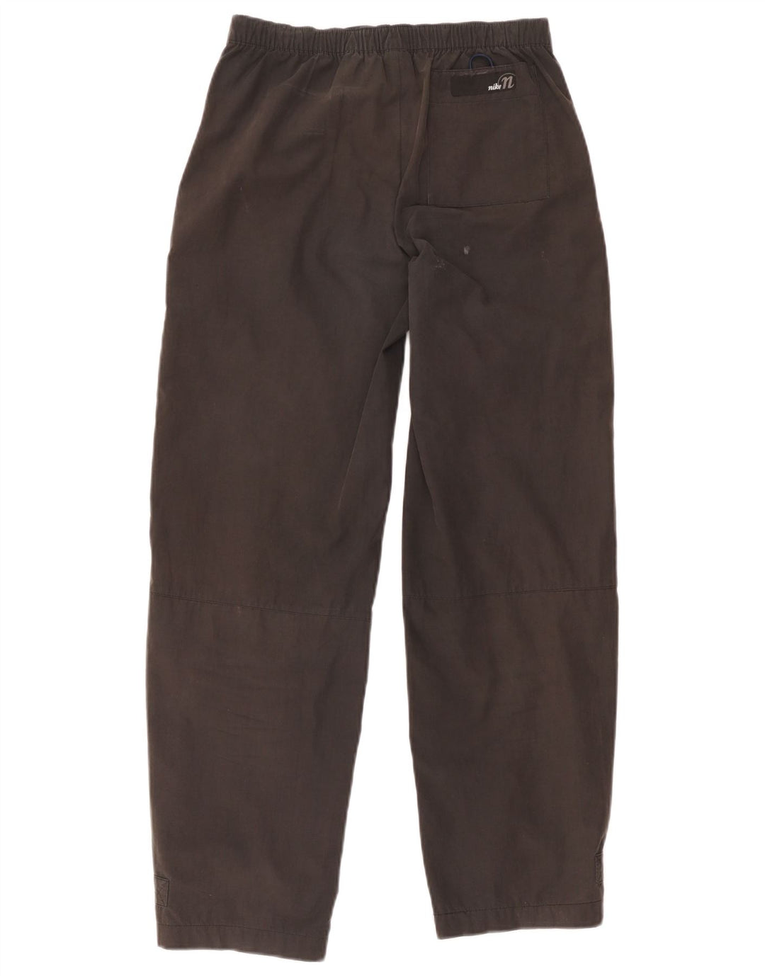 Nike Pantalones casuales rectos para mujer US 4/6 Small W30 L29 Gris Poliéster