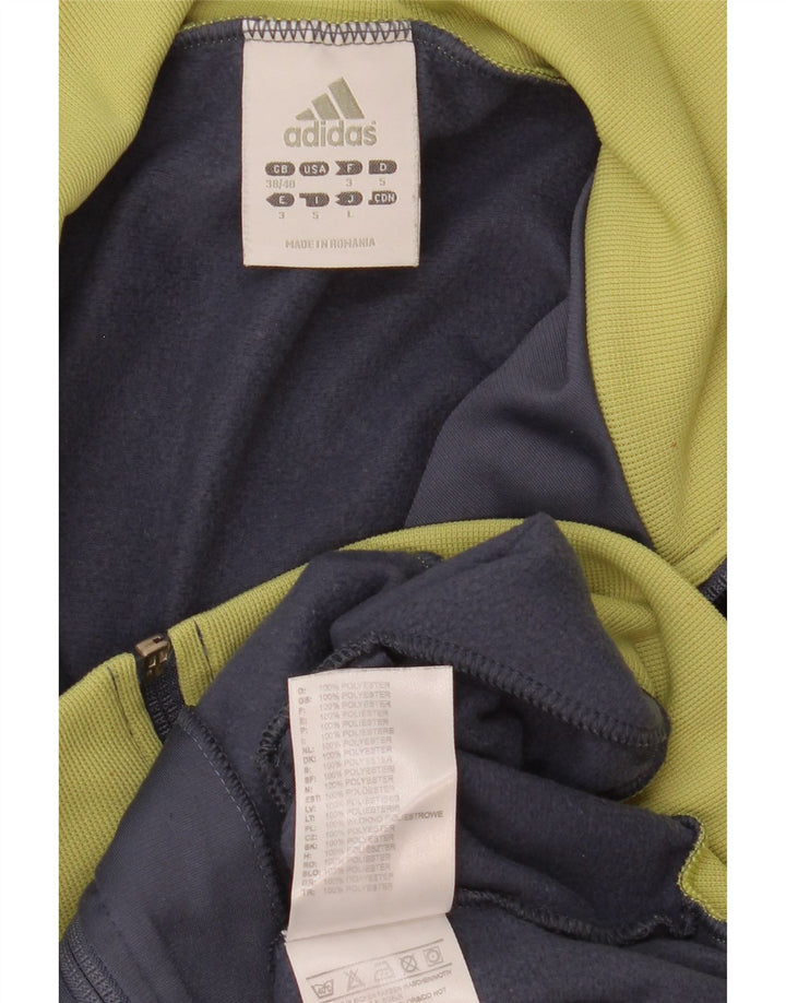 Adidas - Chaqueta de chándal para hombre, talla 38/40, color gris medio, poliéster