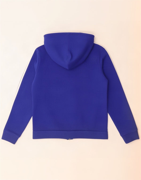 Adidas Sudadera con capucha y cremallera para niños 9-10 años Azul Colorblock Algodón