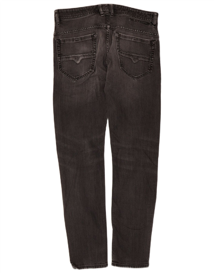 Diesel Hombre Thanaz Slim Jeans W32 L30 Algodón Gris