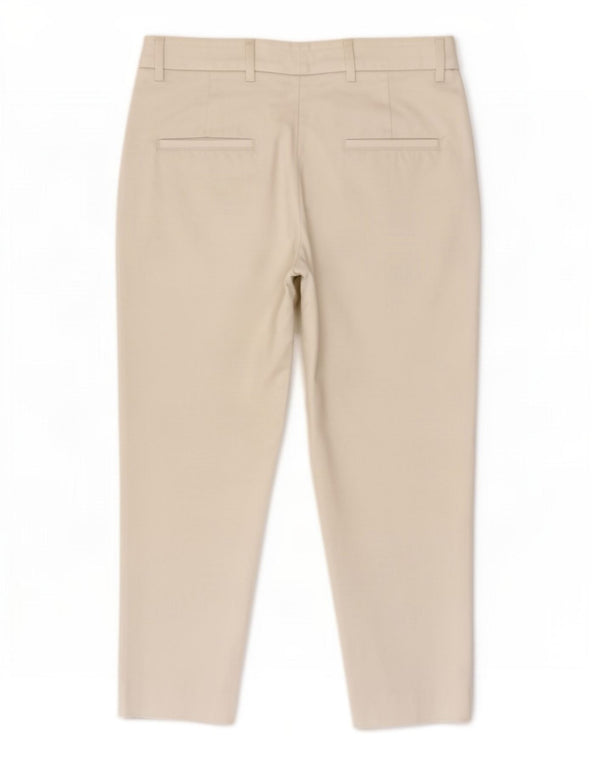 Zara Pantalón Chino Corto Mujer EU 34 2XS W24 L22 Blanco